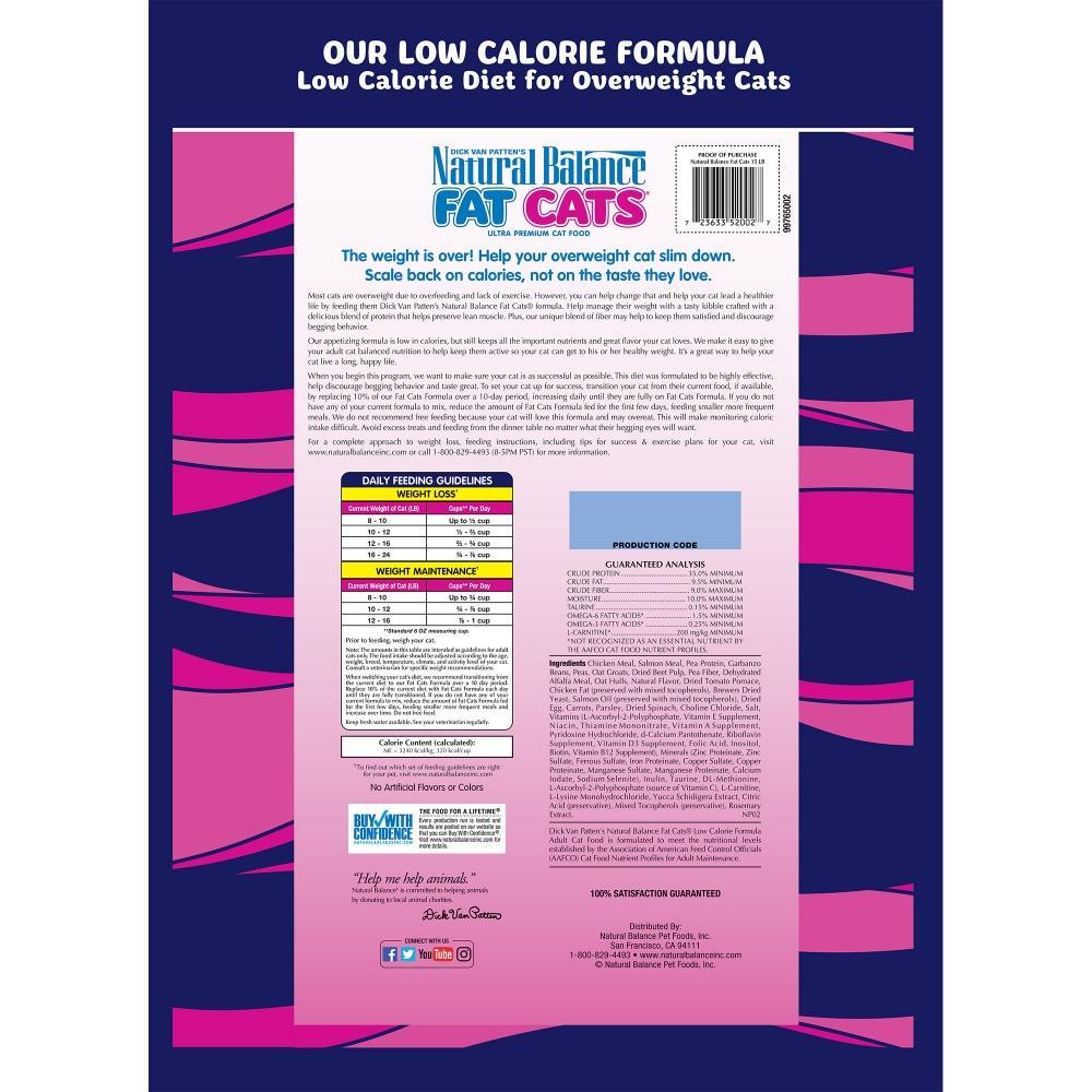 Natural Balance Fat Cats Low Calorie Dry Cat Food Thomaston CT