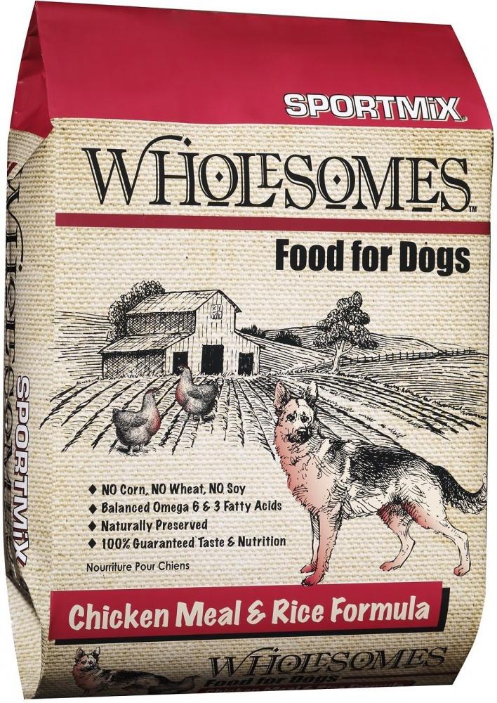 SPORTMiX Wholesomes Chicken Meal Rice Recipe Dry Dog Food