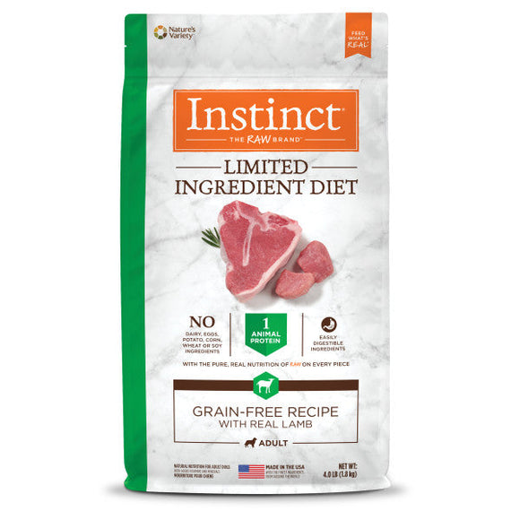 Nature's Variety Instinct Limited Ingredient Diet Lamb Dry Dog Food