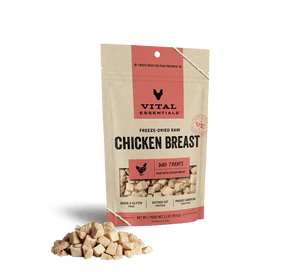 Vital Essentials Freeze Dried Raw Chicken Breast Dog Treats