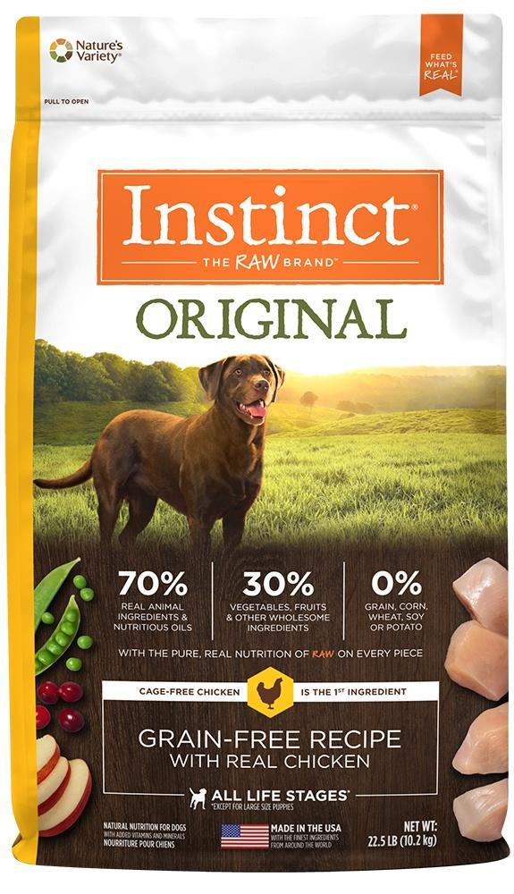 Nature's Variety Instinct Original Grain Free Recipe with Real Chicken Natural Dry Dog Food