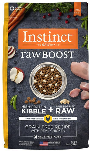 Nature's Variety Instinct Raw Boost Grain Free Recipe with Real Chicken Natural Dry Dog Food
