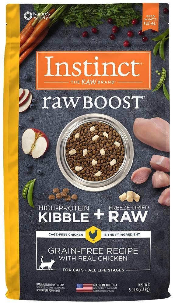 Nature's Variety Instinct Raw Boost Grain Free Recipe with Real Chicken Natural Dry Cat Food