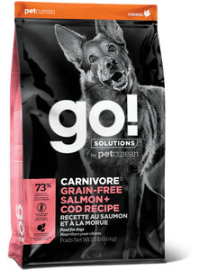 Petcurean GO! Solutions Carnivore Grain Free Salmon & Cod Recipe Dry Dog Food