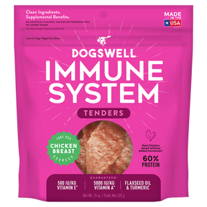 Dogswell Immune System Tenders Treats, Chicken Breast