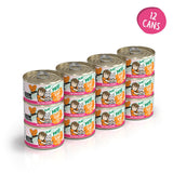 Weruva B.F.F. PLAY PATÉ! Oh Snap! Tuna & Salmon Dinner in a Hydrating Purée Canned Cat Food