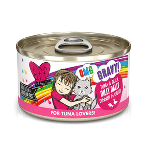Weruva B.F.F. OMG Dilly Dally Tuna & Duck Dinner in Gravy Wet Cat Food