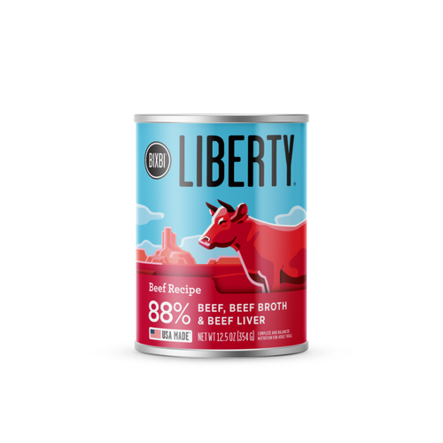 BIXBI Liberty® Wet Food for Dogs – Beef Paté Recipe