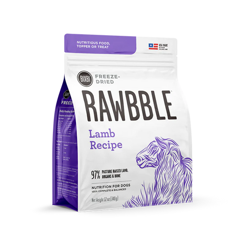 RAWBBLE® FREEZE DRIED DOG FOOD - LAMB RECIPE
