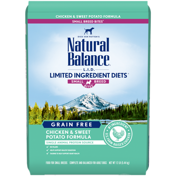 Natural Balance L.I.D. Limited Ingredient Diets® Grain Free Chicken & Sweet Potato Small Breed Bites® Dry Dog Formula