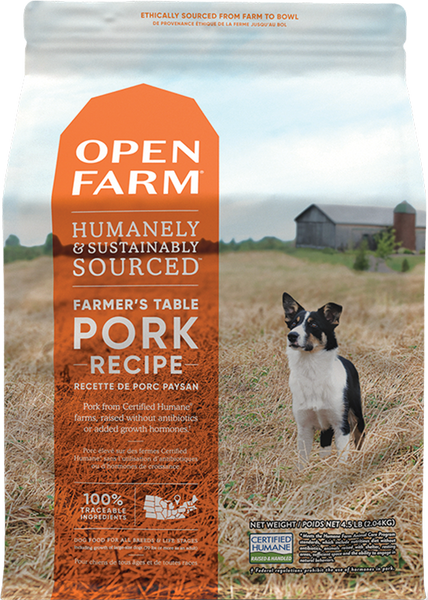 Open table dog food sales