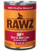 Rawz 96% Beef & Beef Liver Dog Food