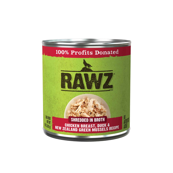 Rawz Chicken Breast, Duck & New Zealand Green Mussels Dog Food