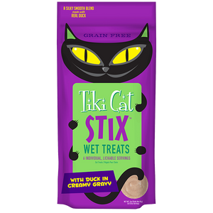 Tiki Cat® STIX™ Grain Free Wet Treats with Duck in Gravy