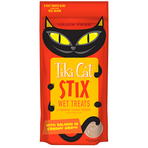 Tiki Cat® STIX™ Grain Free Wet Treats with Salmon in Gravy